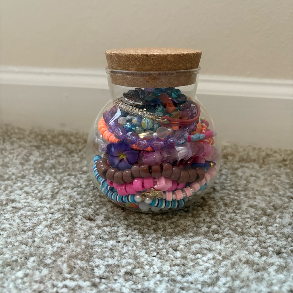 Coastal/Summer Inspired Jewelry Jar